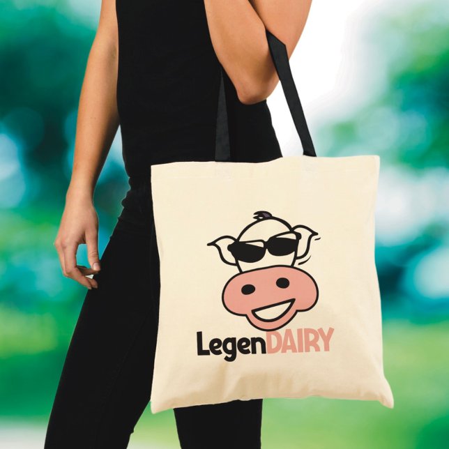 Tote Bag Funny Cow Pun (Créateur téléchargé)