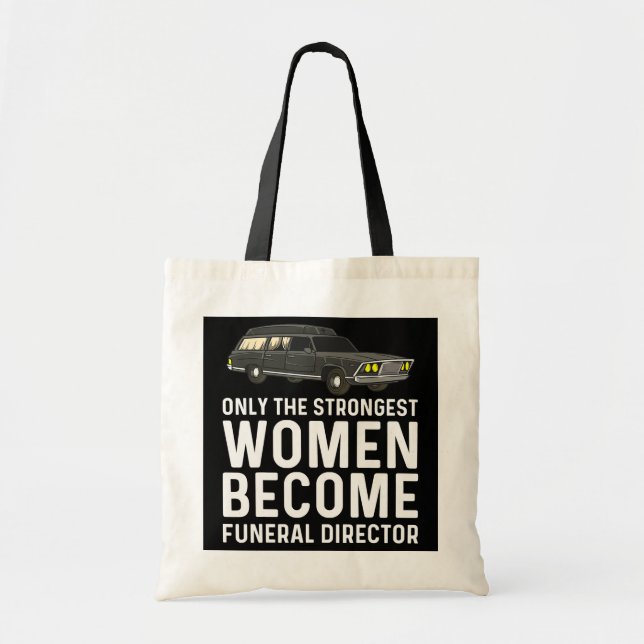 Tote Bag Funny Directeur Funéraire Cadeau Femme Maman Morti (Devant)