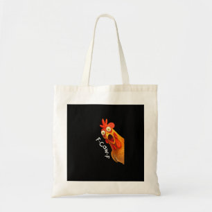 Tote Bag Funny F-Caw-F poulet F-Caw-F poulet Créatif Décont