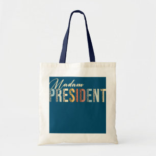 Tote Bag Funny Madam President Maman Wife Boss Feminist
