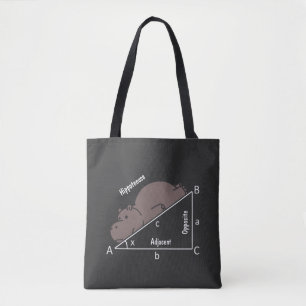 Tote Bag Funny Math Humour Hippotenuse