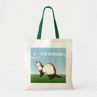 Tote Bag furet (manteau de sable)