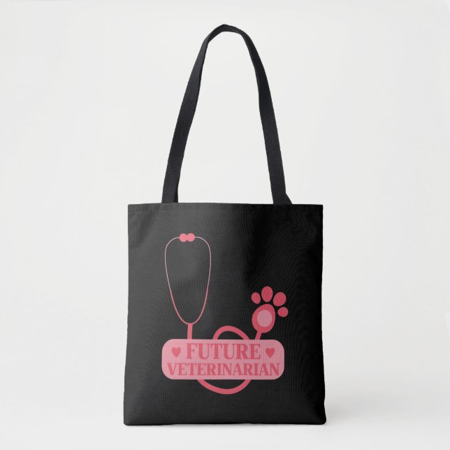 Tote Bag Futur enfant vétérinaire vétérinaire vétérinaire (Devant)