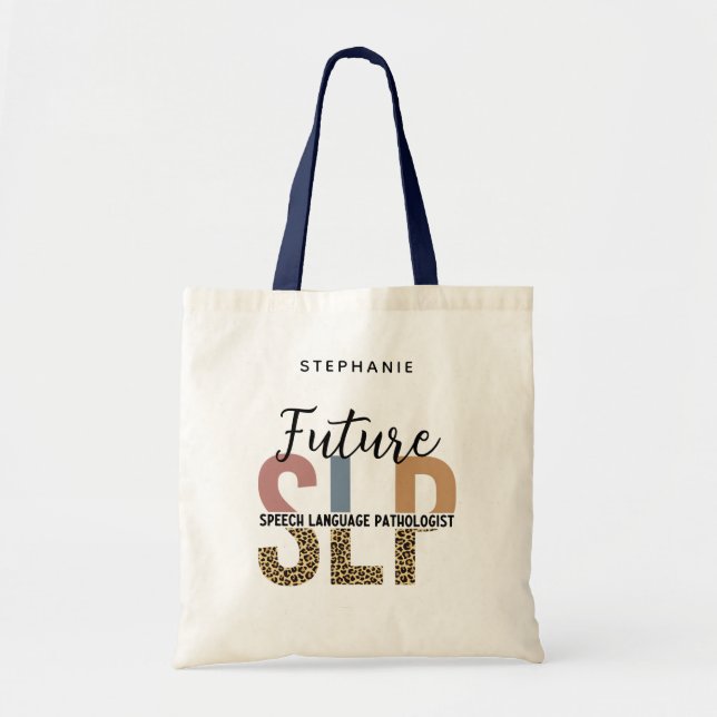 Tote Bag Futur personnalisé Empreinte de léopard de Patholo (Devant)