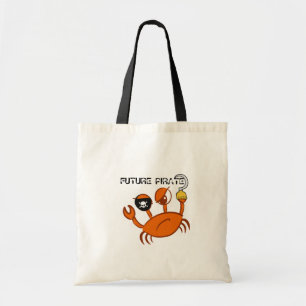 Tote Bag Futur Pirate Crabe mignon cadeau de douche personn