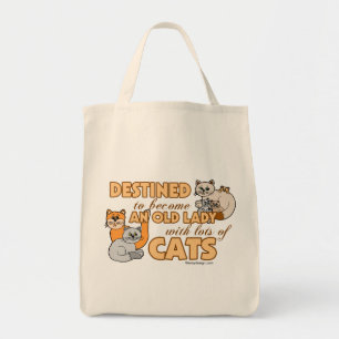 Tote Bag Future Madame folle Funny Saying Design de chat