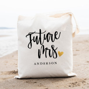 Tote Bag Future Mme calligraphie