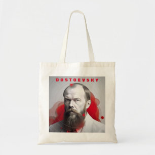 Tote Bag Fyodor Dostoevsky - citation sur stupidement