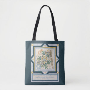 Tote Bag G créations Office Fleur jaune