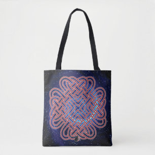Tote Bag Galactic celtic love knot