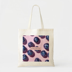 Tote Bag Galaxie Personnalisée Fantaisiste aux Myrtilles Bl