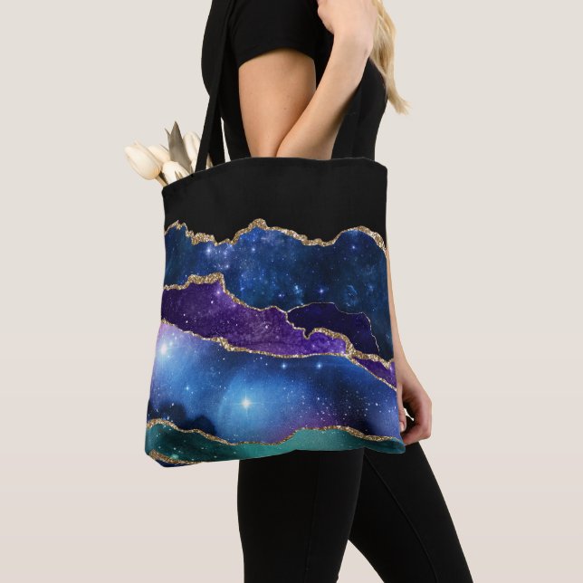 Tote Bag Galaxy Agate Series Design (De près)