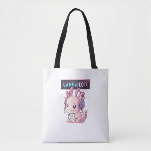 Tote Bag Gamesolotl - Axolotl Joueur