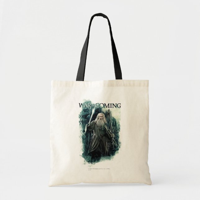 Tote Bag Gandalf - La Guerre Arrive (Devant)