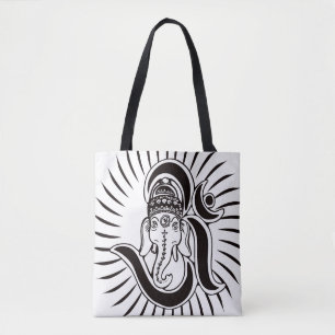 Tote Bag Ganesh indou partout Fourre-tout imprimé