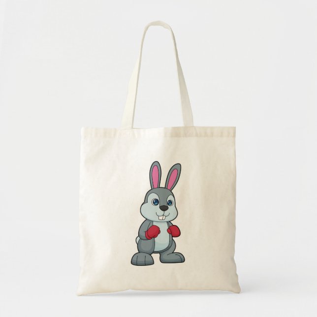 Tote Bag Gants de boxe de boxe de lapin (Devant)