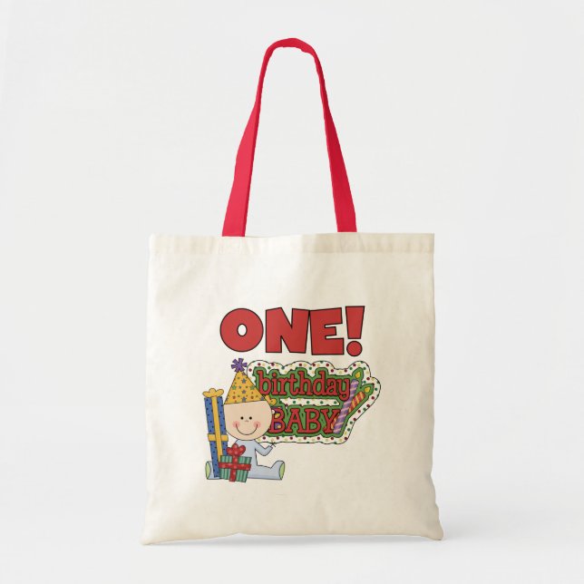 Tote Bag Garçon Anniversaire Bébé 1er Anniversaire Tshirts  (Devant)