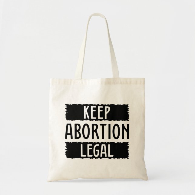 Tote Bag Garder l'avortement légal (Devant)