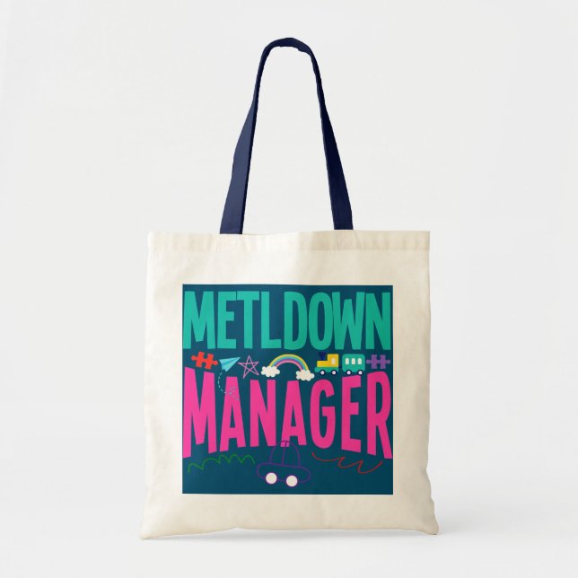 Tote Bag Garderie de garderie Enseignant Babysitter (Devant)