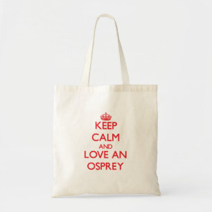 Tote Bag Gardez le calme et aimez un balbuzard
