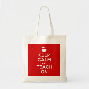Tote Bag Gardez le calme et apprenez-le