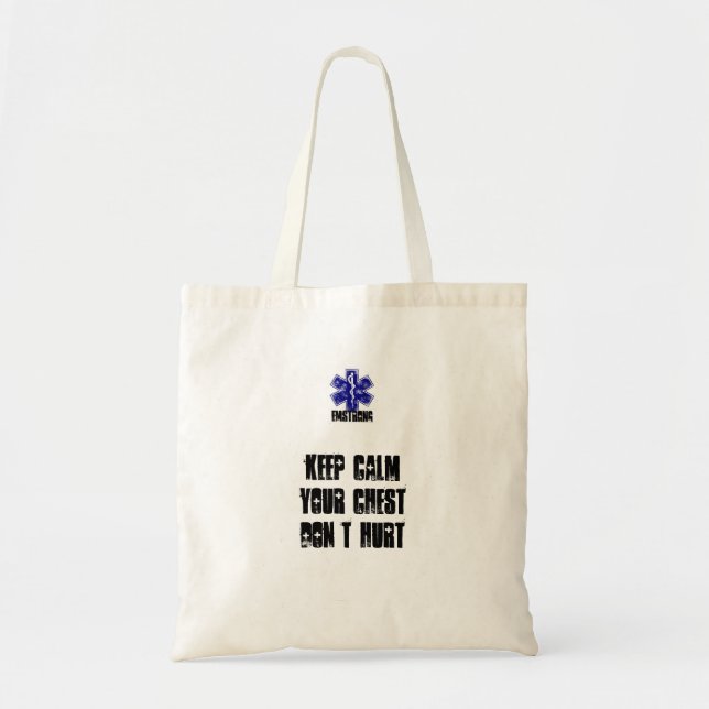 Tote Bag Gardez le calme que votre coffre ne blessent pas (Devant)
