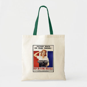 Tote Bag Gardez-les vol, la Mlle Etats-Unis