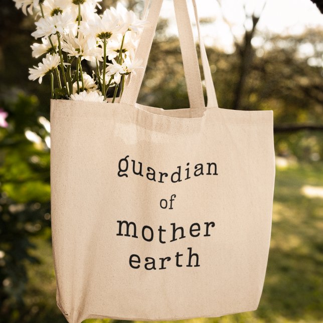 Tote Bag Gardien de Mère Terre éco-durable (Shop now and showcase your commitment to preserving our precious Earth!)