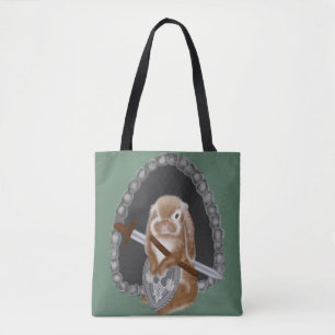 Tote Bag Gardien du Burrow : Brave Bunny Defender