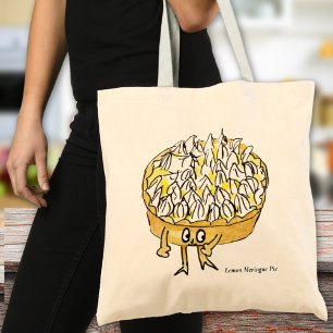 Tote Bag Gâteau Meringué au Citron Drôle Art de Dessin Anim