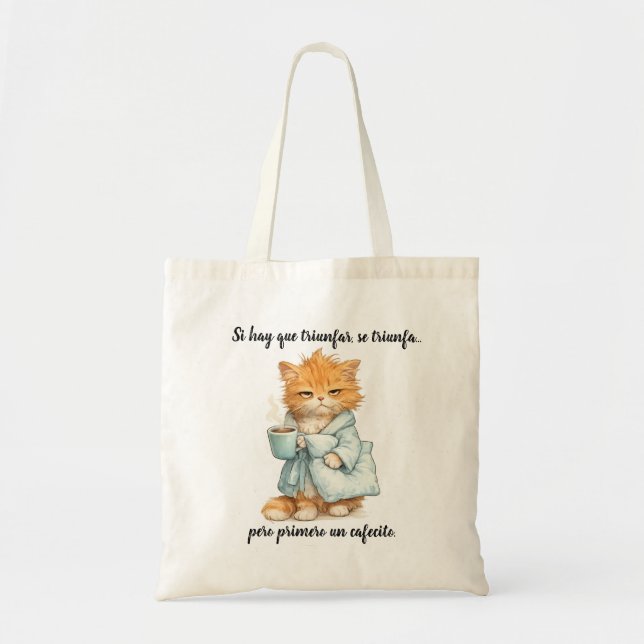 Tote Bag gato triunfador (Devant)