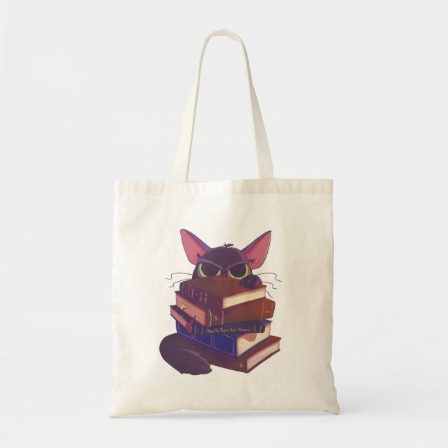 Tote Bag Gatos y Libros Bolsa (Devant)