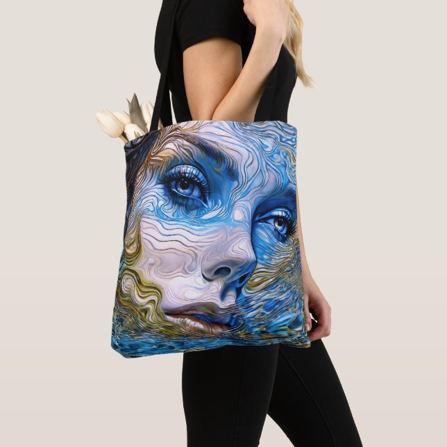 Tote Bag "Gazon En Acier" - Femmes Dans L'Eau (De près)