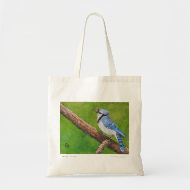 Tote Bag Geai bleu - Fourre-tout (Devant)