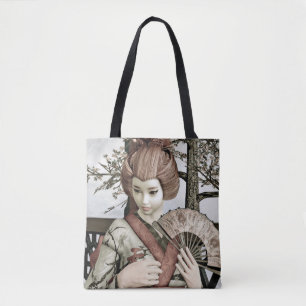 Tote Bag Geisha Vintage