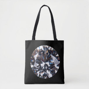 Tote Bag Gem diamant élégant à facettes