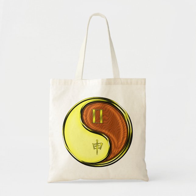 Tote Bag Gemini & Wood Monkey (Devant)