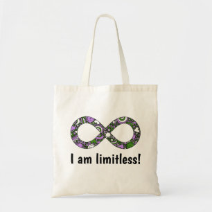 Tote Bag Genderqueer Pride Infinité Neurodivers Limitless
