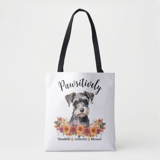 Tote Bag Génial et gracieux, bienheureux, mignon chien (Devant)