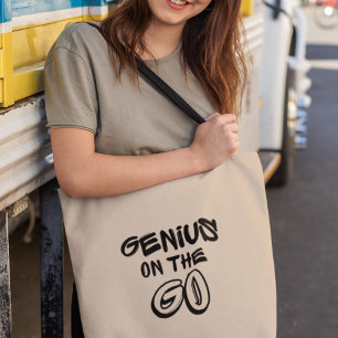 Tote Bag Génie sur le Go Graduation Cadeau étudiant