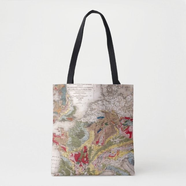 Tote Bag Géologie de l'Europe (Devant)