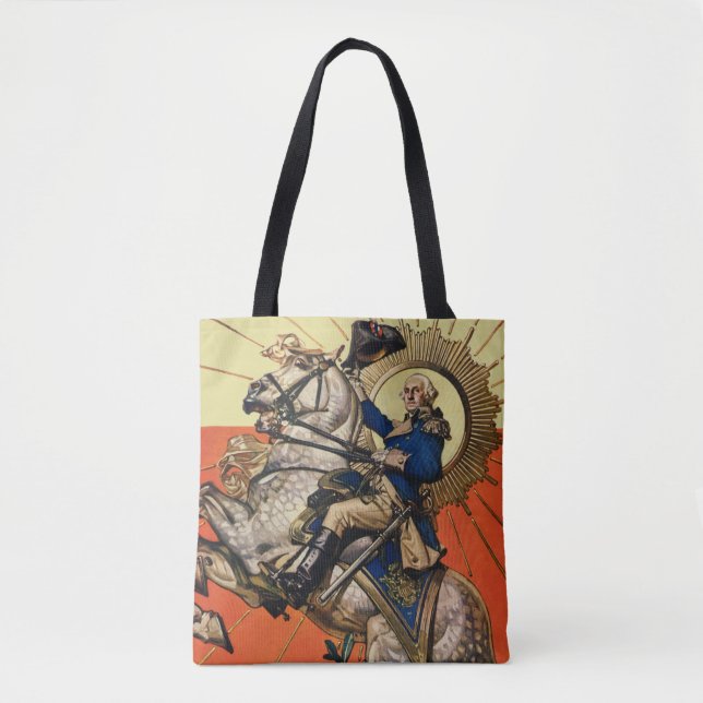 Tote Bag George Washington à cheval (Devant)