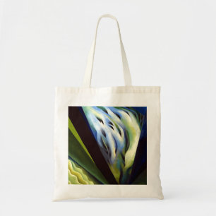 Tote Bag Georgia O Keeffe Musique bleue et verte