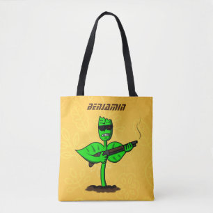 Tote Bag Germinator cyborg plante dessin humoristique