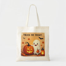 Ghost Cute personnalisé et Citrouille Halloween Fo
