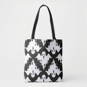 Tote Bag Ghost sans couture motif Halloween vintage éffraya
