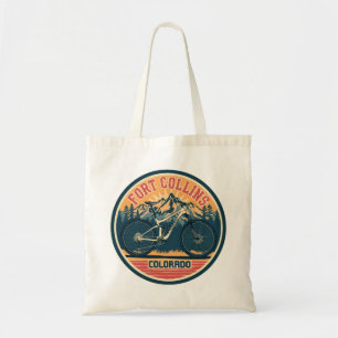Tote Bag gif de vélo de montagne vintage à fort collins col