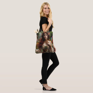Tote Bag Gilded Pre-Raphaelite Woman 1 in Garden