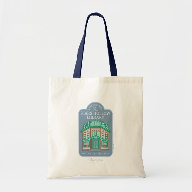 Tote Bag Gilmore Girls | Bibliothèque Stars Hollow (Devant)
