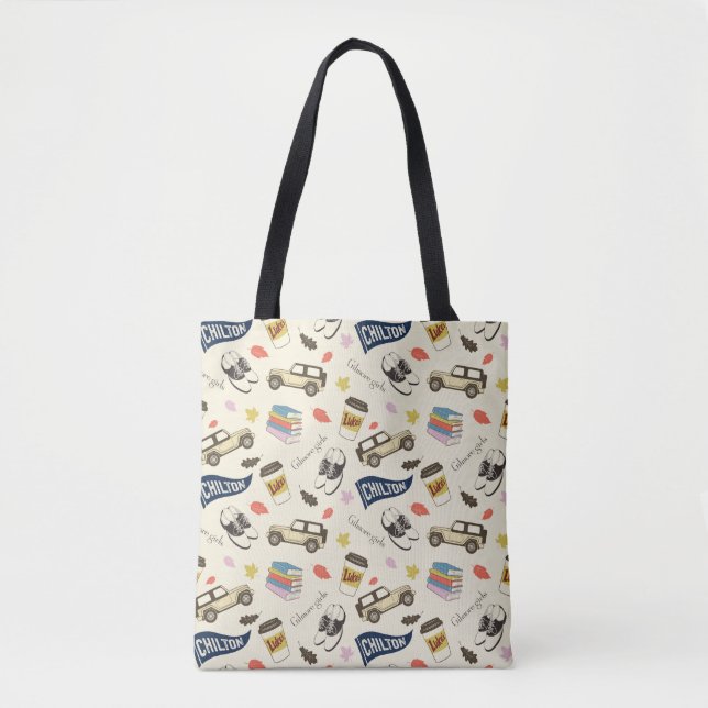 Tote Bag Gilmore Girls Chilton Fall Pattern (Devant)